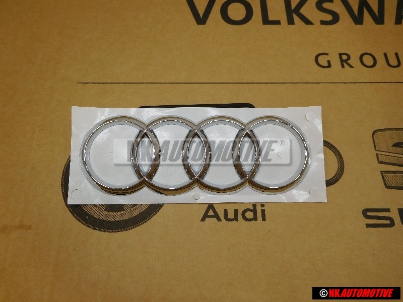 Audi Original Anneaux Arrière Embleme Logo Chrome - 8K9853742A 2ZZ