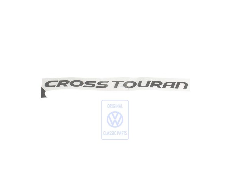 VW Original Feuille Decorative Anthracite Metallise (Gris) - 1T0853424A MM5