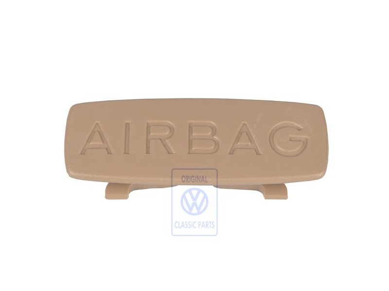 VW Original Cache Avec Logo Beige Pur - 1T0853437B 7G8