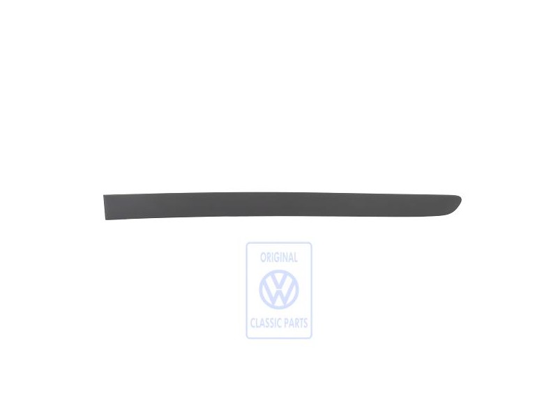 VW Original Baguette Protect. Pour Portes Noir Satine - 1T0853753B 9B9