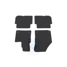 VW Original 1 Serie Tapis Noir/Gris Argent - 1T2863011E RII