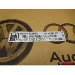 VW Original Plaque D'Identification Octane Min. 