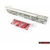 VW Original GTI Arrière Embleme Monogramme Logo Chrome Rouge - 377853687CK