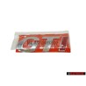 VW Original GTI Arrière Embleme Monogramme Logo Chrome Rouge - 377853687CK