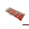 VW Original GTI Arrière Embleme Monogramme Logo Chrome Rouge - 377853687CK