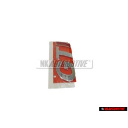 VW Original GTI Arrière Embleme Monogramme Logo Chrome Rouge - 377853687CK