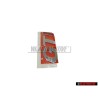 VW Original GTI Arrière Embleme Monogramme Logo Chrome Rouge - 377853687CK
