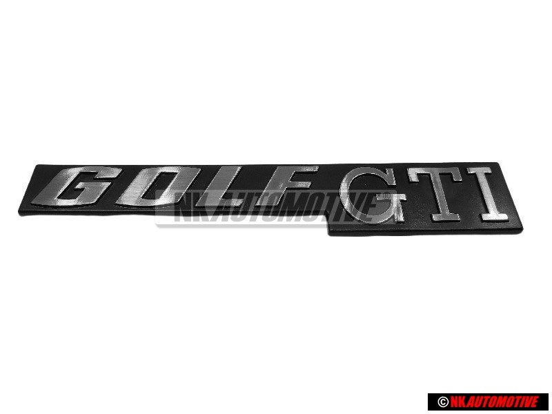 VW Original GOLF GTI Arrière Embleme Monogramme Logo Argent Brossé - 171853687K