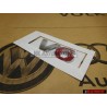 VW Original V6 Arrière Embleme Monogramme Logo Chrome Rouge - 1J0853675H GQF