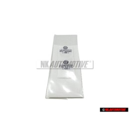 VW Original V6 Arrière Embleme Monogramme Logo Chrome Rouge - 1J0853675H GQF