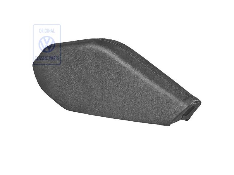 VW Original Habillage Levier Frein A Main Noir Satine - 255711461A 01C