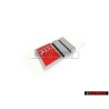 Audi Original S4 Arrière Embleme Monogramme Logo Chrome Rouge - 8D0853737B 2ZZ