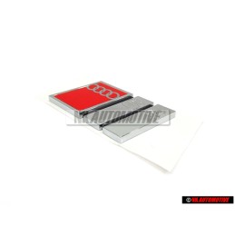 Audi Original S4 Arrière Embleme Monogramme Logo Chrome Rouge - 8D0853737B 2ZZ