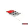 Audi Original S4 Arrière Embleme Monogramme Logo Chrome Rouge - 8D0853737B 2ZZ
