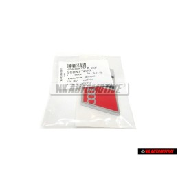 Audi Original S4 Arrière Embleme Monogramme Logo Chrome Rouge - 8D0853737B 2ZZ