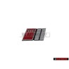 Audi Original S3 Avant Embleme Monogramme Logo Chrome Rouge - 8L7853736 2ZZ