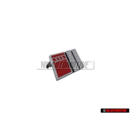 Audi Original S3 Avant Embleme Monogramme Logo Chrome Rouge - 8L7853736 2ZZ