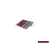 Audi Original S3 Avant Embleme Monogramme Logo Chrome Rouge - 8L7853736 2ZZ