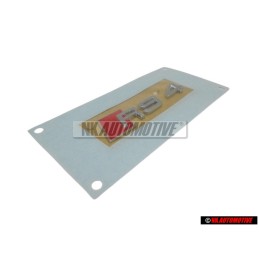 Audi Original RS4 Côté Embleme Monogramme Logo Chrome Rouge - 8E0853601