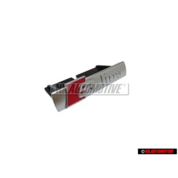 Audi Original S-LINE Avant Embleme Monogramme Logo Chrome Rouge - 8P4853736A 2ZZ