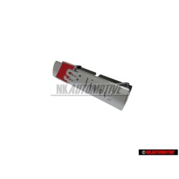 Audi Original S-LINE Avant Embleme Monogramme Logo Chrome Rouge - 8P4853736A 2ZZ