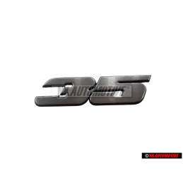 VW Original LT35 Avant Embleme Monogramme Logo Argent Brossé - 291853687AF