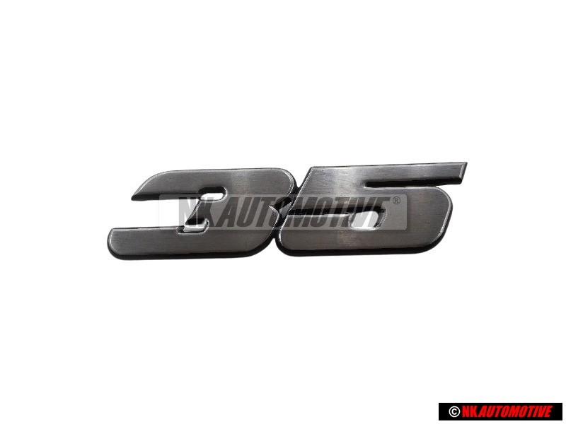 VW Original LT35 Avant Embleme Monogramme Logo Argent Brossé - 291853687AF