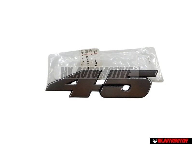 VW Original LT45 Avant Embleme Monogramme Logo Argent Brossé - 291853687AHBBJ