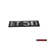 VW Original LT 50 Arrière Embleme Monogramme Logo Argent Brossé - 293853687B