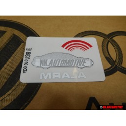 Audi Original Etiquette 'Alarm' - 443010026H
