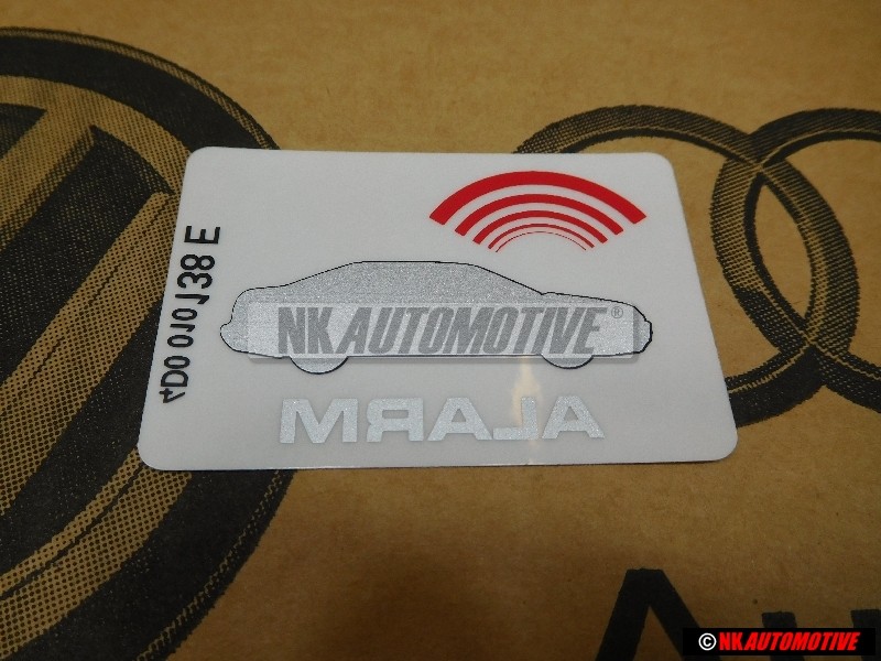 Audi Original Etiquette 'Alarm' - 443010026H