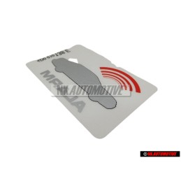Audi Original Etiquette 'Alarm' - 443010026F