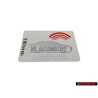Audi Original Etiquette 'Alarm' - 443010026J