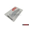 Audi Original Etiquette 'Alarm' - 443010026J