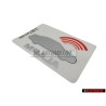 Audi Original Etiquette 'Alarm' - 443010026J