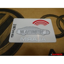 Audi Original Etiquette 'Anti Theft' - 443010015A