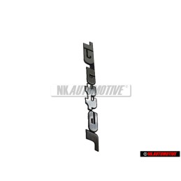 VW Original JETTA GL Arrière Embleme Monogramme Logo Argent Brossé - 165853687P