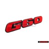 VW Original G60 Avant Embleme Monogramme Logo Rouge - 535853679 QS2