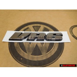 VW Original VR6 Arrière Embleme Monogramme Logo Chrome - 3A0853675