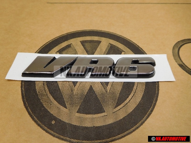 VW Original VR6 Arrière Embleme Monogramme Logo Chrome - 3A0853675