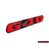 VW Original G40 Avant Embleme Monogramme Logo Rouge - 871853679D