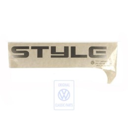 VW Original Inscription Sur Film Argent - 2K0853685C 1W4