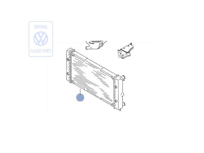 VW Original Refroidisseur A Eau - 321121253BL