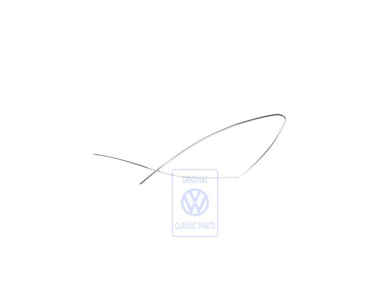 VW Original Baguette Deco Vitre Laterale Chrome - 331853348B 7ZN