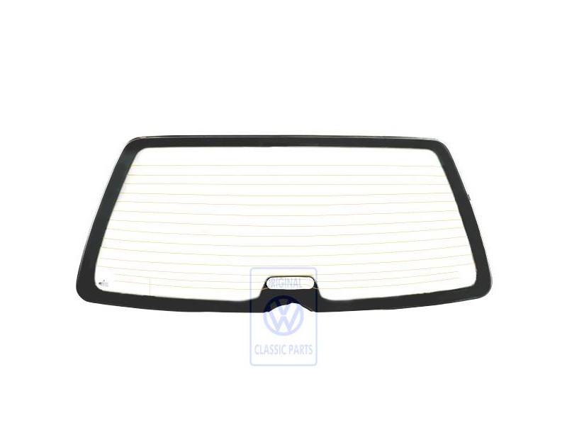 VW Original Glace Arriere Chauffante Avec Antenne - 333845499E
