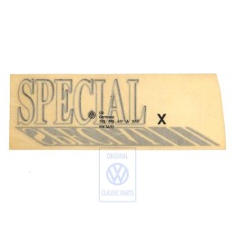 VW Original Inscription Sur Film Argent/Noir - 333853431A DAU