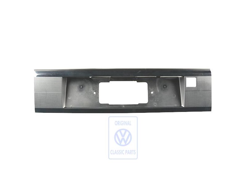 VW Original Ecran P. Plaque De Police Noir Satine - 333853481 01C