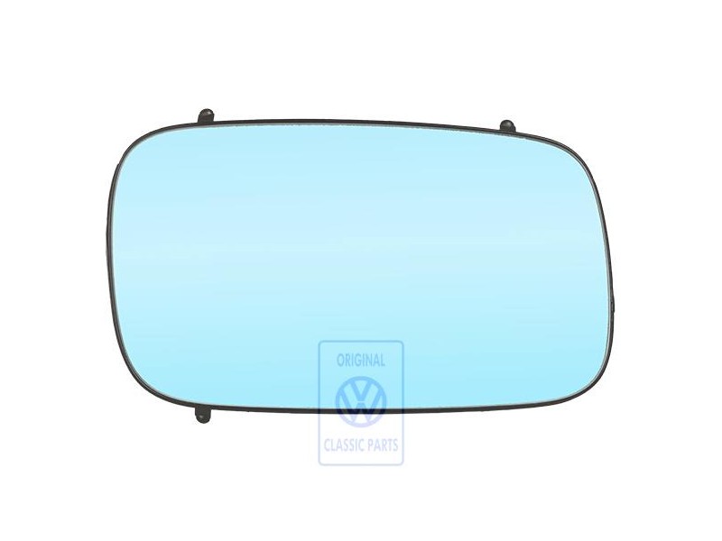 VW Original Miroir (Convexe) Avec Plaque-Support - 357857522