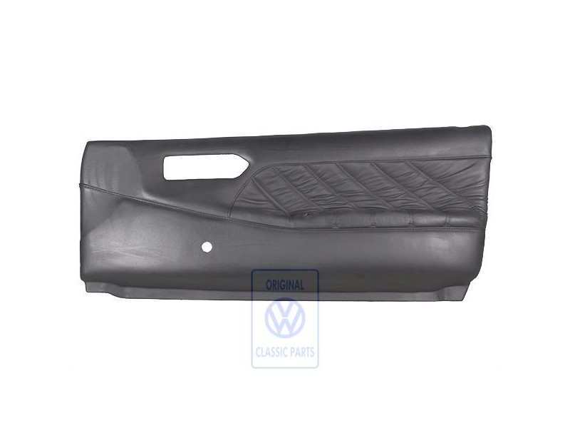 VW Original Revetement De Porte (Cuir) Noir - 357867015E 1BX