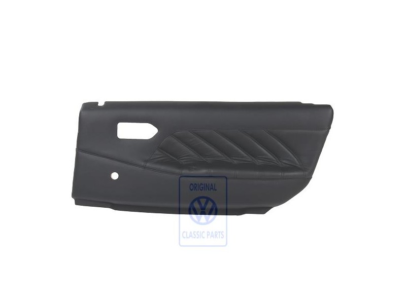 VW Original Revetement Porte (Simili-Cuir) Noir - 357867216AFAFB